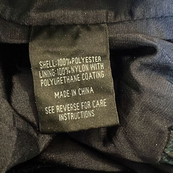 DryJoys by FootJoy Green Houndstooth 1/2 Zip Rain, Wind Golf Jacket L New - Picture 7 of 9